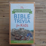 The World's Greatest Bible Trivia For Kids The Who Where and More of Scripture Children Activity Boo