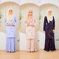 Afa Design Baju Kurung Pleated Chiffon Crepe Plus Size
