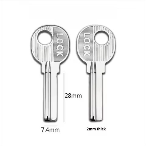 2PC E-342LR Is Suitable for The 4th Square Right Key Blank and The 4th Square Wooden Door Lock Key B