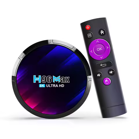 H96MAX TV Box Android13 RK3528 4GB 32GB BT5.0 AV1 Wifi6 2.4G&5G Wifi 8K HD Smart Media Player Set To