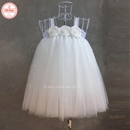 Bridesmaid dress ️ Rolled rose baby bridesmaid dress