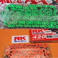 จัดโปร โซ่สีแท้100% RK ( 420-120 ข้อ ) โซ่RK