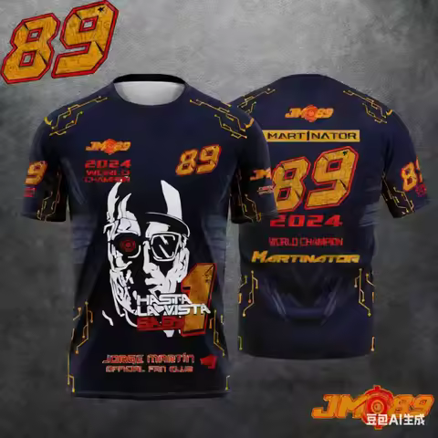 2026 New Number 89 Driver Jorge Martin Racing Enthusiast Summer Children's Adult Fashionable Breatha