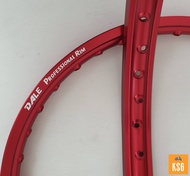 ล้อ DALE ขอบ 17 - 1.20 สีแดง ขอบเรียบ จำนวน 2 วง #ล้อขอบ 17 - 1.20 สีแดง