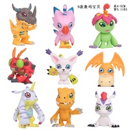 Digimon Figure 9pc Figure AGUMON Graymon Gabumon Patamon Tailmon LIMITED EDITION Figure Joe Kido Fig