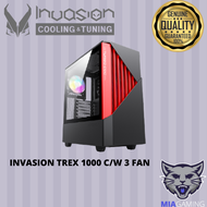 INVASION TREX-1000 Mid-Tower Gaming Case (3 ARGB Fan)