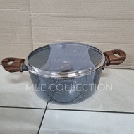 SOXOO MARBLE NON-STICK INDUCTION PAN 20 CM + LID