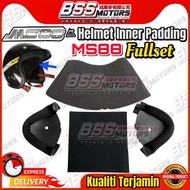 MS88 Helmet Padding Inner Sponge Fullset Span Pipi Span Tengah Helmet APOLLO / SGV / NS88 / RS88 / B