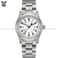 HAMILTON H69529113 Men's Watch Khaki Field Mechanical 42mm SS Bracelet White *Original