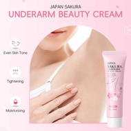 LAIKOU Japan Sakura Underarm Whitening Beauty Cream Moisturizing Body Care 30G 9D1
