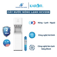 Cây nước nóng lạnh hút bình Karofi HCV208 3 chế độ Nóng Lạnh Nguội làm lạnh bằng Block trang bị thêm
