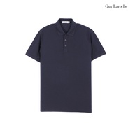 Guy Laroche เสื้อโปโลแขนสั้นสีดำ คอปก ใส่สบาย ระบายอากาศได้ดี ทรง Extra FIT รุ่น BKL6314W5BL