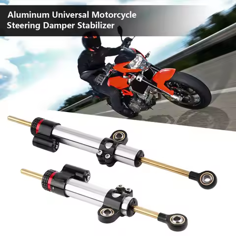 Aluminum Steering Damper Aluminum Universal Motorcycle Steering Damper Stabilizer for MT10 MT 07 MT0