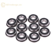 GE 10Pcs F695-2 Stainless Steel Bearing Flanged Miniature Deep Groove Ball Bearings F695  Ball Beari