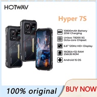 HOTWAV Hyper 7S Rugged Smartphone Android 15 10800mAh 20W 5G Global Version 4GB 256GB 6.6'' 120Hz