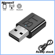 maxwell   Usb Bluetooth-compatible 5.0 Transmitter Receiver Adapter Stereo Rca Usb 3.5mm Aux Hifi Audio For Tv Pc