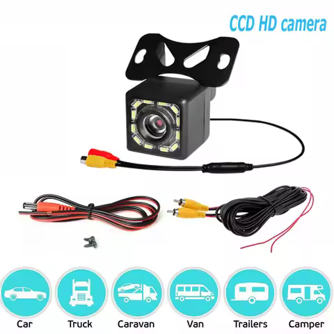 Car reversing camera central control navigation Android large screen reversing image rear view CCD c
