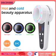 LED Photon Hot Cold Beauty Instrument Skin Rejuvenation Apparatus Facial Lifting Massager Hot Cold Hammer Acne Wrinkle Removal