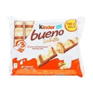 Kinder Bueno White Bars (T2x3) FlowPack 117gm
