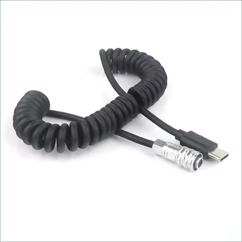 BMPCC 4K 6K to USB-C TYPE-C Power Cable for Blackmagic Pocket Cinema Camera 4K| 6K| Pro Weipu 2 Pin 