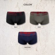 |Hộp 3 Cái| Quần Lót nam Boxer Relax cao cấp New.RDO123 co giãn thoáng mát thấm hút mồ hôi kháng khu