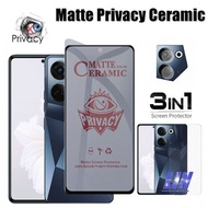 3in1 Anti Spy Ceramic Matte Phone Film For Huawei Y6 Y6S Y6P Y7 Y7A Y9 Y9S Y61 Y70 Y71 Y90 Pro Nova 
