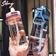 COMEME 500/650ML Water Bottle Gym with Straw Portable Multicolor