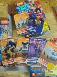 6盒全走$90-布魯可 Transformer 變形金剛 淤泥 Leo Prime 救護車 Ratchet Galvatron 星辰版 第七彈 blokees 白獅柯柏文 白獅擎天柱