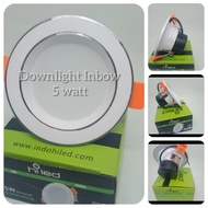 Hiled Downlight Down Light LED Smd Inbow Embedded 5watt 5w 5 Watt