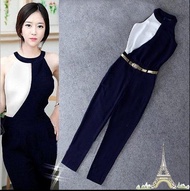 VV.Collection Jumpsuit JS Paris Bahan Twiscone Fit to L / Jumpsuit Korea / Jamsuit / Jampsuit Bagus 