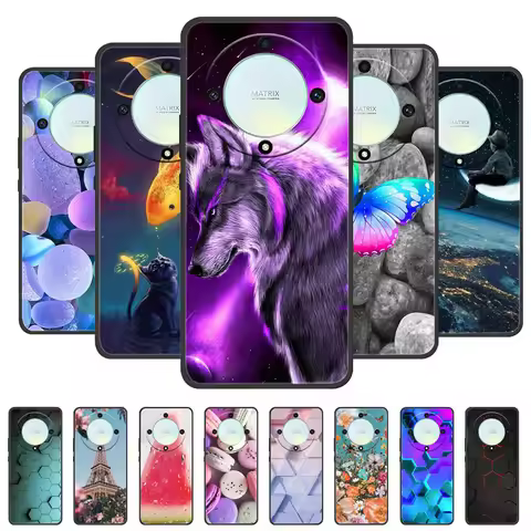 For Honor Magic 5 Lite Case Magic5 Lite Silicone Soft Shockproof Bumper Back Cover For Honor Magic 5