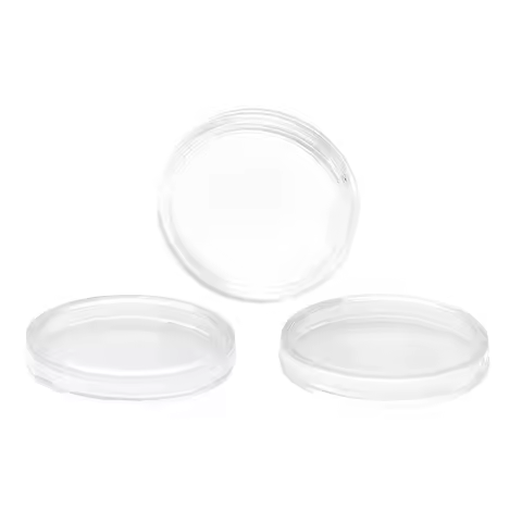 25mm Tag Holder Waterproof Coin Storage for Case Clear Coin Capsules for 1Inch Cards Tags Pack of 10