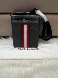 Bally Messenger Leather Black Tas Pria Authentic Bag Sling Branded Original Preloved Tofanpratama48