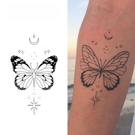 Black Wings Butterfly Temporary Tattoo,Lasts To 15 Days New Technology Magic Waterproof Semi Permane