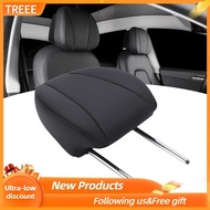 treee Luocute Car Seat Headrest  Memory Foam PU Leather Replacement for Long Travel Comfort with Met