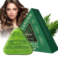 Nature Triangle Shampoo Bar Usman Grass Shampoo Bar Soap Herbal Seven Green Nature U4t7