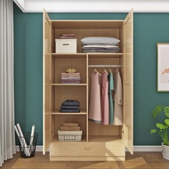 Kayu kayu pepejal moden yang sederhana almari baju pintu tunggal kanak-kanak ekonomi bilik tidur penyimpanan asrama loker almari pakaian