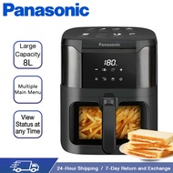 Panasonic Air Fryer Electric Oven Visible Window Non-Stick Penggoreng Udara 360° Hot Air Circulation