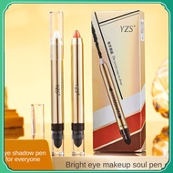 Yzs Explosions Lazy Eye Shadow Pen Eye Shadow Stick High-gloss Double Flash Pearl Without Makeup uni