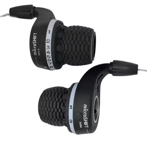 microshift Grip Gear Twist Shifters Trip 3X8 Speed Twist Shifter Bicycle Shifter Derailleur Compatib