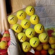 Paket 12 Pcs Srixon Golf Ball Yellow / Bola Golf Srixon Warna Kuning / Bola Golf Bagus Siap Turun