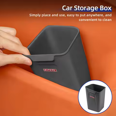1/2PCS Car Door Trash Bin Organizer Bucket Silicone Garbage Storage Box For Great Wall Haval F7 H6 H