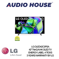 LG OLED42C3PSA 42 ThinQ AI 4K OLED TV ENERGY LABEL: 4 TICKS 3 YEARS WARRANTY BY LG
