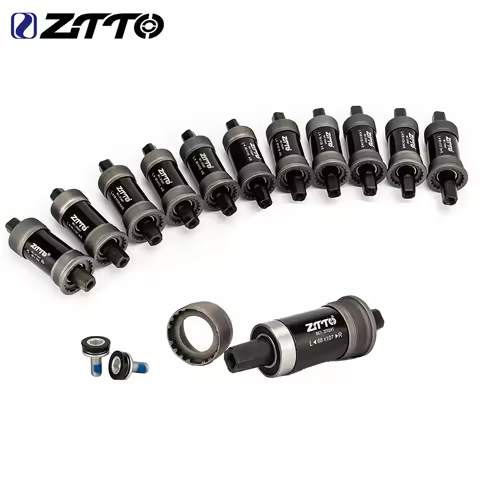ZTTO Bicycle 118mm 120mm Square Tapered Bottom Bracket BSA 68X122.5 124.5 127.5mm Axis For SQuare Ho