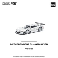 [READY-STOCKS] Pop Race 1/64 Mercedes-Benz AMG CLK GTR - Silver