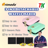 🔥TK SHOP TRADING🔥READY STOCK🔥 PRIMADA 3 In 1 华夫松饼机 Detachable Waffle Maker MPB30