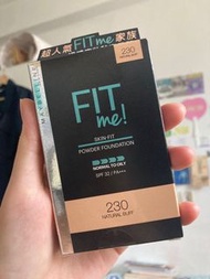 Maybelline fit me 粉餅 色號230