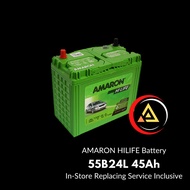 Amaron Car Battery HILIFE 55B24LL 45Ah