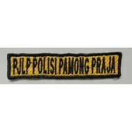 bordir atribut satpol pp