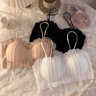 Women's Underwear Bra With Chest Pad Full Lace Beautiful Back Summer Age-Reducing
